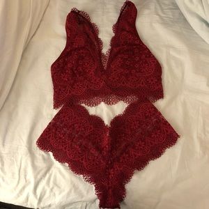 Victoria’s Secret Bralette and Shortie